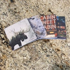 Lodge Tile Coasters